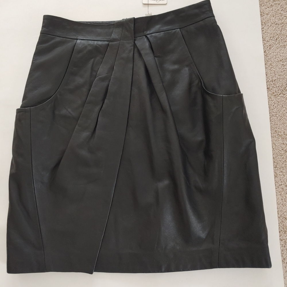 Leather skirt